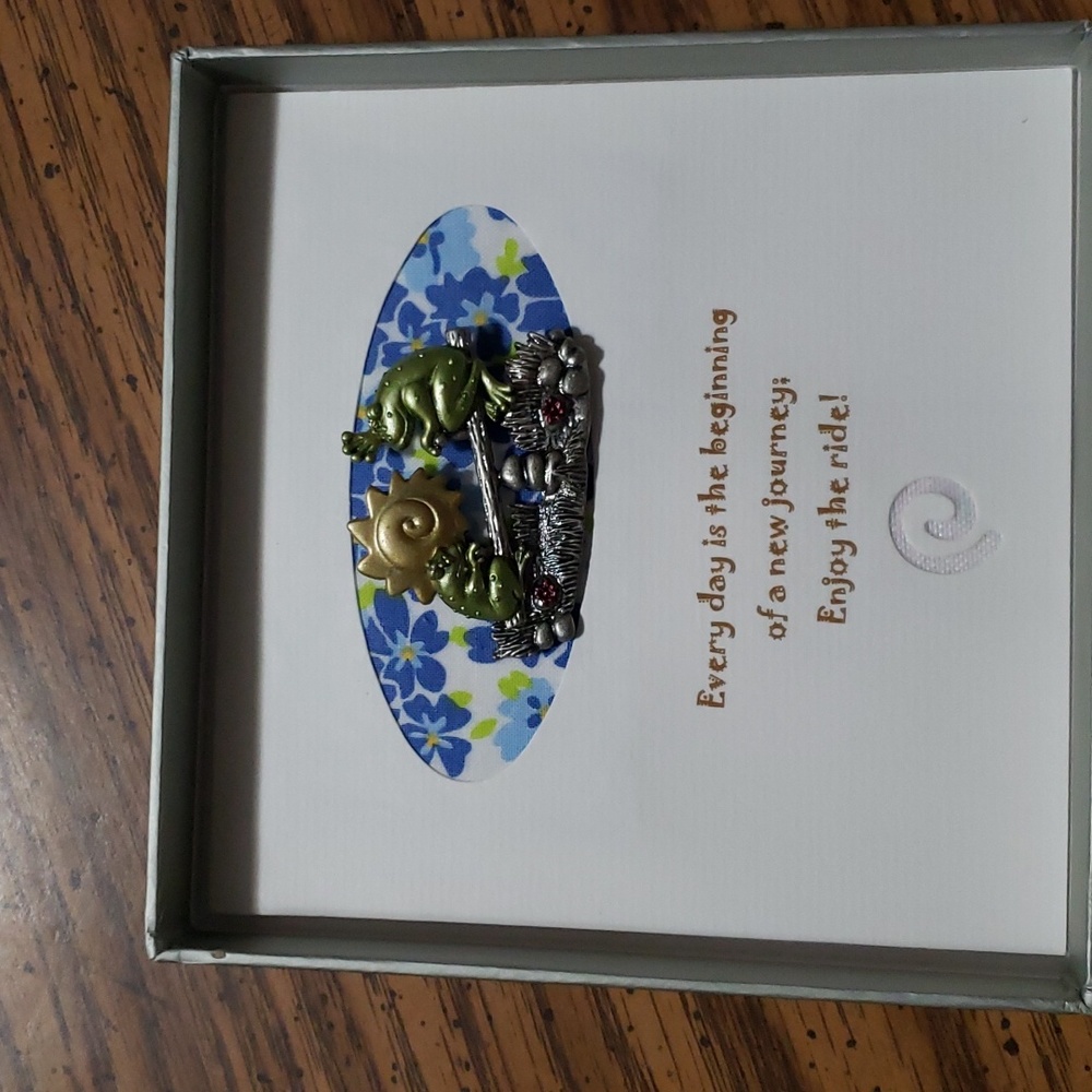 Patricia Darling Dash Enameled Frogs on Seesaw